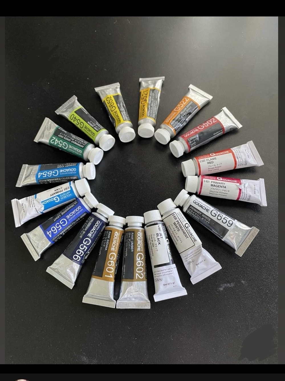 Gouache Paint Tube Set - Multi Color